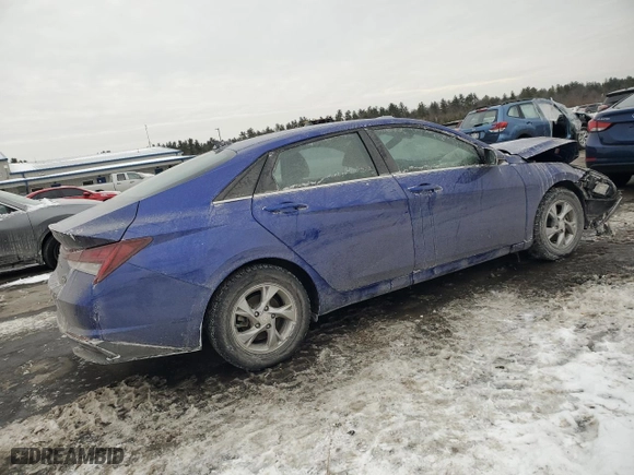 2023 Hyundai Elantra Limited with VIN KMHLP4AG0PU485914, listed as a Copart auction lot 42193255 with 28,271 mi miles and Salvage Title. Bid and sale history available at carsss.com. Image 3.