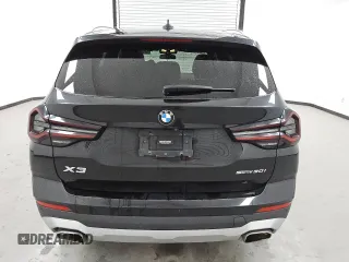 2023 BMW X3 sDrive30i with VIN 5UX43DP00P9S19910, listed as a Copart auction lot 53166615 with 49,728 mi miles and Clean Title. Bid and sale history available at DreamBid. Image 6.