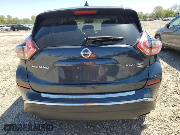 2017 Nissan Murano SL with VIN 5N1AZ2MH5HN106959, listed as a Copart auction lot 54907795 with 171,134 mi miles and Clean Title. Bid and sale history available at DreamBid. Image 6.