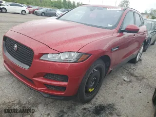 2018 Jaguar F-PACE 25t Premium with VIN SADCJ2FX8JA274976, listed as a Copart auction lot 50340164 with 67,930 mi miles and Salvage Title. Bid and sale history available at carsss.com. Image 1.