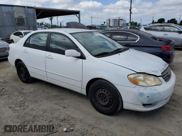 2004 Toyota Corolla CE with VIN 1NXBR32E94Z291049, listed as a Copart auction lot 56949865 with 148,919 mi miles and Clean Title. Bid and sale history available at DreamBid. Image 4.