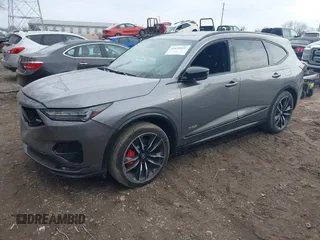 2024 Acura MDX Type S w/Advance Package with VIN 5J8YD8H82RL003690, listed as a IAAI auction lot 41672215 with 4,329 mi miles. Bid and sale history available at carsss.com. Image 18.