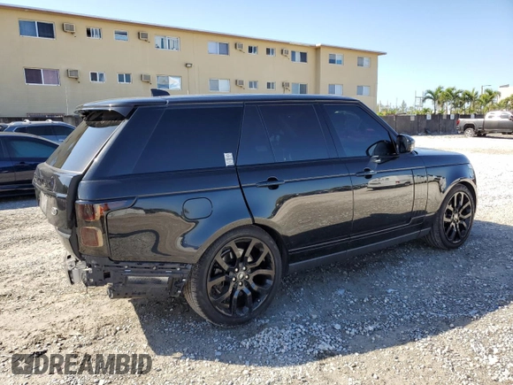 2021 Land Rover Range Rover с VIN SALGR2SU4MA451876, выставлен на аукционе Copart как лот 46472015 с пробегом 37 399 миль миль и На запчасти • Non repairable. История ставок и продаж доступна на DreamBid. Изображение 3.