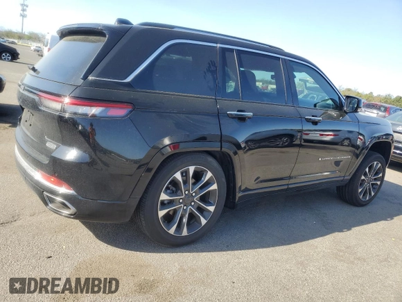 2023 Jeep Grand Cherokee Overland with VIN 1C4RJHDG7P8740876, listed as a Copart auction lot 55253815 with 29,155 mi miles and Salvage title. Bid and sale history available at DreamBid. Image 3.