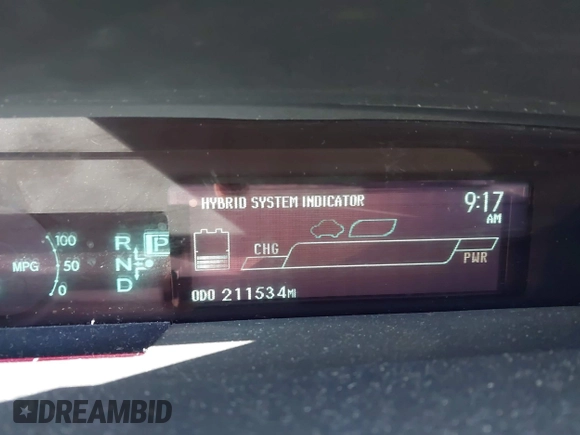 2014 Toyota Prius Four with VIN JTDKN3DU6E1760525, listed as a IAAI auction lot 42004587 with 211,534 mi miles and . Bid and sale history available at DreamBid. Image 15.
