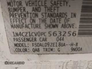2023 Nissan LEAF SV Plus z VIN 1N4CZ1CV0PC563256, wystawiony jako IAAI lot #41138436 z przebiegiem 24 399 mil mil oraz . Historia ofert i sprzedaży dostępna na DreamBid. Obrazek 9.