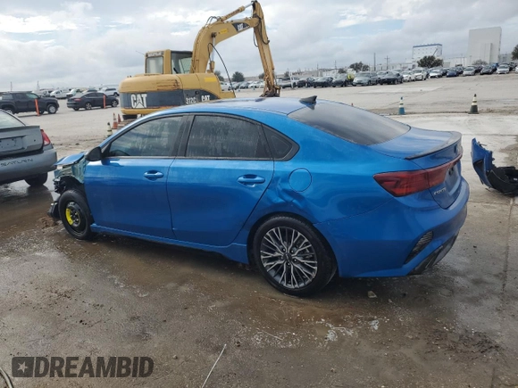 2024 Kia Forte GT-Line with VIN 3KPF54AD3RE737105, listed as a Copart auction lot 43617455 with 40,238 mi miles and Salvage Title. Bid and sale history available at carsss.com. Image 2.