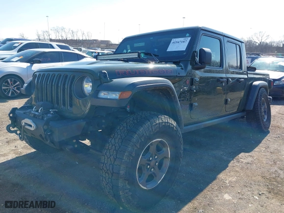 2022 Jeep Gladiator Rubicon with VIN 1C6JJTBG9NL102133, listed as a IAAI auction lot 41547187 with 105,881 mi miles. Bid and sale history available at carsss.com. Image 17.