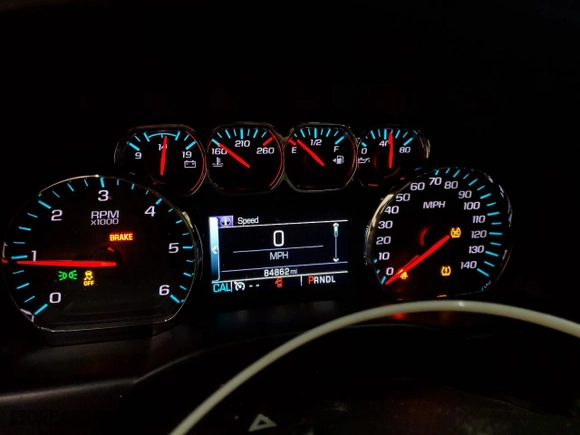 2017 GMC Sierra 1500 SLE with VIN 1GTV2MEC6HZ390166, listed as a Copart auction lot 49555425 with 84,862 mi miles and Salvage Title. Bid and sale history available at carsss.com. Image 9.