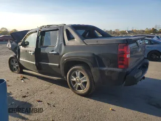 2009 Chevrolet Avalanche LTZ with VIN 3GNFK320X9G272591, listed as a Copart auction lot 75930164 with 213,252 mi miles and Salvage Title. Bid and sale history available at carsss.com. Image 2.