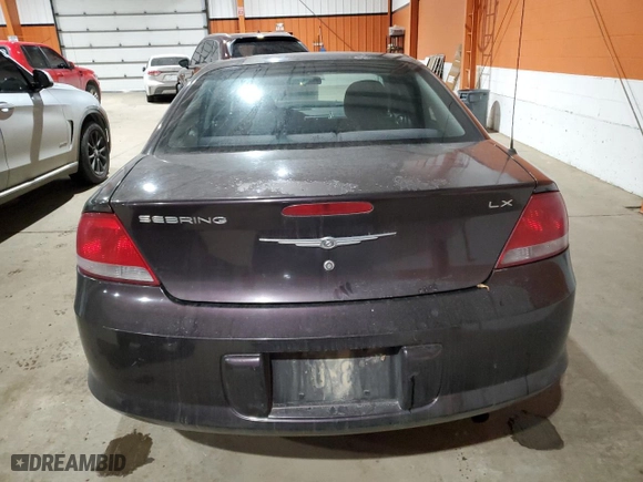 2004 Chrysler Sebring LX with VIN 1C3EL46R14N174943, listed as a Copart auction lot 85703344 with 321,391 mi miles and Clean Title. Bid and sale history available at carsss.com. Image 6.