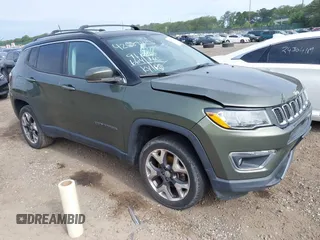 2018 Jeep Compass Limited z VIN 3C4NJDCB5JT280557, wystawiony jako IAAI lot #42589425 z przebiegiem 91 664 mil mil oraz . Historia ofert i sprzedaży dostępna na DreamBid. Obrazek 1.