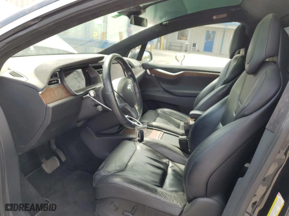 2017 Tesla Model X 90D with VIN 5YJXCBE23HF046107, listed as a Copart auction lot 45207813 with 78754 miles. Bid and sale history available at carsss.com. Image 7.