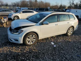 2018 Volkswagen Golf SportWagen S with VIN 3VW117AU6JM757489, listed as a Copart auction lot 46607335 with 79,408 mi miles and Salvage Title. Bid and sale history available at carsss.com. Image 1.