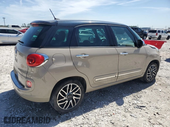 2015 FIAT 500L Lounge with VIN ZFBCFACH3FZ031012, listed as a Copart auction lot 48143845 with 146,321 mi miles and Salvage Title. Bid and sale history available at carsss.com. Image 3.