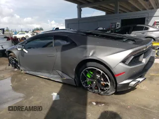 2016 Lamborghini Huracan z VIN ZHWUC2ZF2GLA04811, wystawiony jako Copart lot #72161434 z przebiegiem 24 565 mil mil oraz Szkody całkowita. Historia ofert i sprzedaży dostępna na DreamBid. Obrazek 2.
