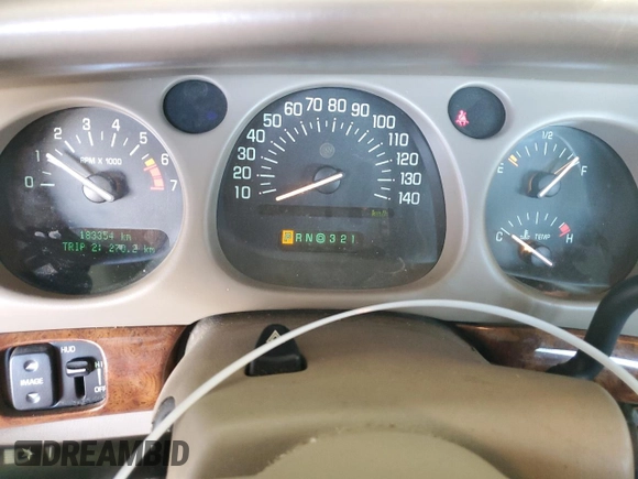 2000 Buick LeSabre Limited z VIN 1G4HR54KXYU139070, wystawiony jako Copart lot #61306035 z przebiegiem 183 354 mil mil oraz Czysty tytuł • Clean title. Historia ofert i sprzedaży dostępna na DreamBid. Obrazek 9.
