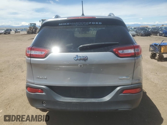 2015 Jeep Cherokee Latitude with VIN 1C4PJMCB6FW734003, listed as a Copart auction lot 54659085 with 146,379 mi miles and Salvage Title. Bid and sale history available at DreamBid. Image 6.