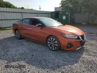 2020 Nissan Maxima Platinum with VIN 1N4AA6FV7LC365422, listed as a Copart auction lot 54913205 with 81,000 mi miles and Salvage title. Bid and sale history available at DreamBid. Image 4.