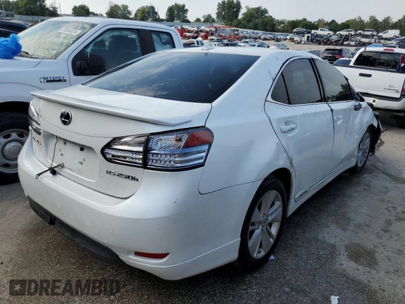 2010 Lexus HS 250h with VIN JTHBB1BAXA2010196, listed as a Copart auction lot 69026554 with 189,892 mi miles and Salvage Title. Bid and sale history available at DreamBid. Image 3.