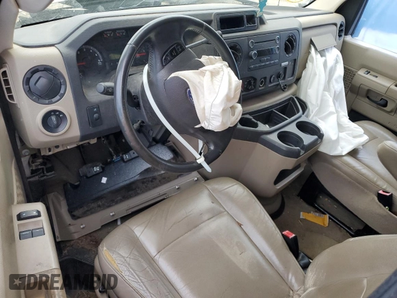 2012 Ford Econoline Wagon XL with VIN 1FMNE1BL4CDB12216, listed as a Copart auction lot 86179764 with 0 mi miles and Salvage Title. Bid and sale history available at carsss.com. Image 8.