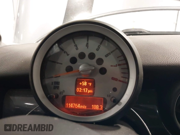 2008 MINI Hardtop S with VIN WMWMF73568TT87094, listed as a IAAI auction lot 42382863 with 114,764 mi miles and . Bid and sale history available at DreamBid. Image 7.