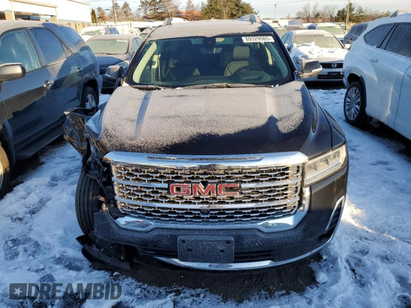 2022 GMC Acadia Denali with VIN 1GKKNXLS5NZ174833, listed as a Copart auction lot 89329985 with 46,675 mi miles and Salvage title. Bid and sale history available at DreamBid. Image 5.