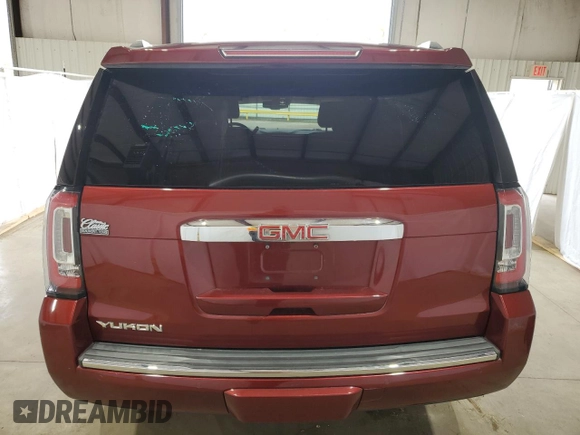 2017 GMC Yukon Denali with VIN 1GKS1CKJ8HR218700, listed as a Copart auction lot 88451155 with 112,348 mi miles and Salvage Title. Bid and sale history available at carsss.com. Image 6.