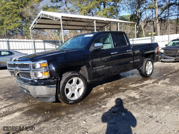 2015 Chevrolet Silverado 1500 Work Truck with VIN 1GCRCPEC7FZ434026, listed as a Copart auction lot 45125935 with 179,858 mi miles and Salvage Title. Bid and sale history available at carsss.com. Image 1.
