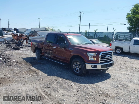 2016 Ford F-150 XLT with VIN 1FTEW1EF2GFD09497, listed as a IAAI auction lot 42579362 with 95,337 mi miles and . Bid and sale history available at DreamBid. Image 1.