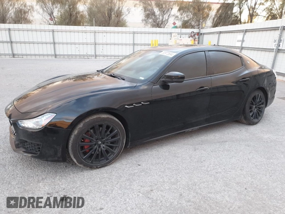 2019 Maserati Ghibli z VIN ZAM57XSA3K1325881, wystawiony jako Copart lot #80973694 z przebiegiem 64 189 mil mil oraz Szkoda całkowita • Salvage title. Historia ofert i sprzedaży dostępna na DreamBid. Obrazek 1.
