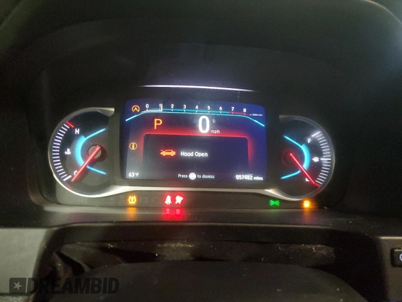 2020 Honda Passport EX-L with VIN 5FNYF7H58LB003115, listed as a Copart auction lot 49128305 with 57,482 mi miles and Non Repairable. Bid and sale history available at carsss.com. Image 9.