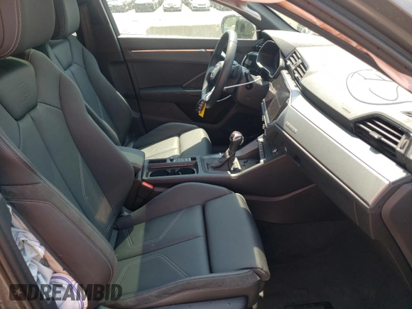 2022 Audi Q3 S line Premium Plus with VIN WA1EECF31N1007643, listed as a Copart auction lot 49499692 with 5,533 mi miles. Bid and sale history available at carsss.com. Image 5.