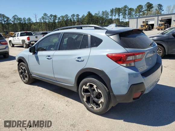 2022 Subaru Crosstrek Limited with VIN JF2GTHNC8NH287413, listed as a Copart auction lot 50107855 with 35,227 mi miles and Salvage Title. Bid and sale history available at carsss.com. Image 2.