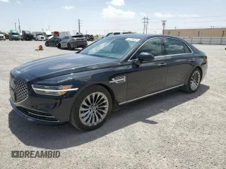 2020 Genesis G90 Ultimate with VIN KMTF54PH1LU076923, listed as a Copart auction lot 55794235 with 43,618 mi miles and Clean Title. Bid and sale history available at carsss.com. Image 1.