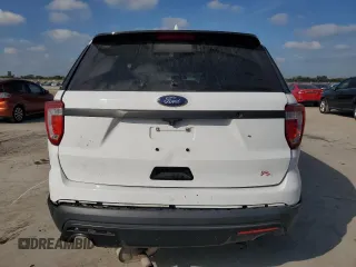 2016 Ford Utility Police Interceptor with VIN 1FM5K8AR4GGD30586, listed as a Copart auction lot 42431905 with 97,885 mi miles and Salvage Title. Bid and sale history available at carsss.com. Image 6.