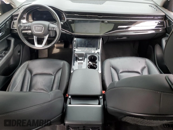 2019 Audi Q8 Premium with VIN WA1AVAF19KD009877, listed as a Copart auction lot 56473205 with Not provided miles and Salvage title. Bid and sale history available at DreamBid. Image 8.