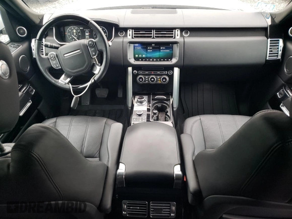 2017 Land Rover Range Rover HSE with VIN SALGS2FV1HA358780, listed as a Copart auction lot 60881385 with 18,432 mi miles and Salvage title. Bid and sale history available at DreamBid. Image 8.