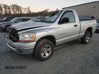 2006 Dodge 1500 SLT with VIN 1D7HU16N86J166646, listed as a Copart auction lot 75390424 with 86,039 mi miles and Salvage Title. Bid and sale history available at DreamBid. Image 1.