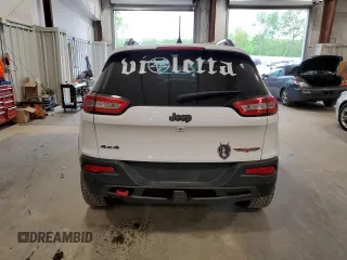 2017 Jeep Cherokee Trailhawk L Plus with VIN 1C4PJMBB4HD214429, listed as a Copart auction lot 58608395 with 117,403 mi miles and Clean title. Bid and sale history available at DreamBid. Image 6.