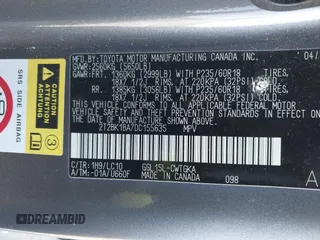 2013 Lexus RX 350 with VIN 2T2BK1BA7DC155635, listed as a IAAI auction lot 42006883 with 118,389 mi miles and . Bid and sale history available at DreamBid. Image 9.
