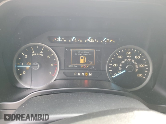 2018 Ford F-150 XL with VIN 1FTEW1E59JFA28618, listed as a Copart auction lot 49888255 with 114,630 mi miles and Salvage Title. Bid and sale history available at carsss.com. Image 9.