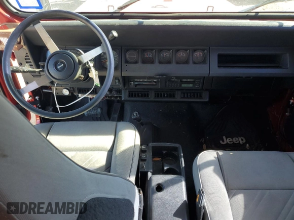 1994 Jeep Wrangler with VIN 1J4FY29S6RP473807, listed as a Copart auction lot 84130724 with 65,404 mi miles and Salvage Title. Bid and sale history available at carsss.com. Image 8.