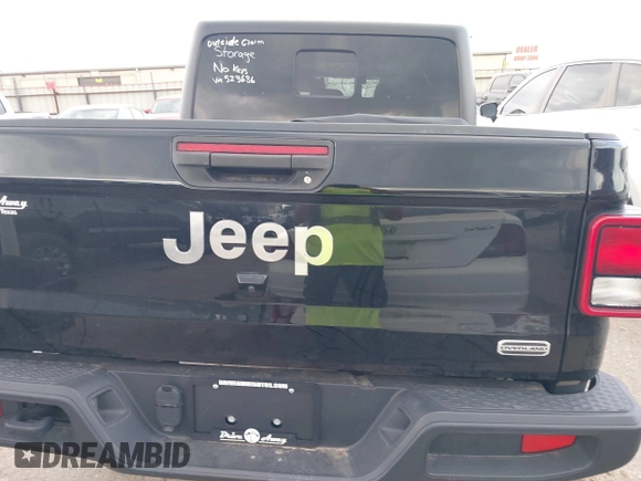 2023 Jeep Gladiator Overland z VIN 1C6HJTFG2PL523686, wystawiony jako IAAI lot #42134627 z przebiegiem 33 575 mil mil oraz . Historia ofert i sprzedaży dostępna na DreamBid. Obrazek 16.