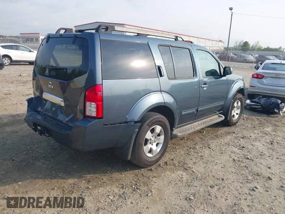 2005 Nissan Pathfinder LE with VIN 5N1AR18UX5C745525, listed as a IAAI auction lot 42041750 with 258,684 mi miles and . Bid and sale history available at DreamBid. Image 4.