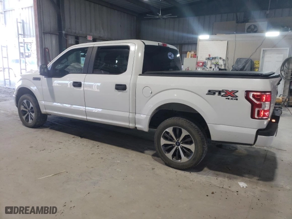 2019 Ford F-150 XL with VIN 1FTEW1E53KFA33329, listed as a Copart auction lot 52107625 with 245,109 mi miles and Clean Title. Bid and sale history available at carsss.com. Image 2.