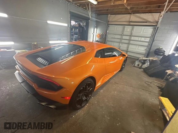 2016 Lamborghini Huracan z VIN ZHWUC2ZFXGLA04796, wystawiony jako Copart lot #45041295 z przebiegiem 23 094 mil mil oraz Czysty tytuł • Clean title. Historia ofert i sprzedaży dostępna na DreamBid. Obrazek 4.