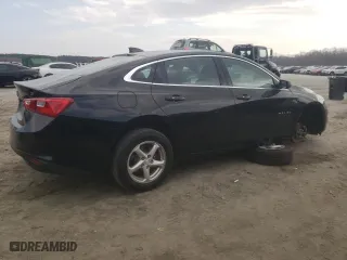 2016 Chevrolet Malibu LS with VIN 1G1ZB5ST3GF301867, listed as a Copart auction lot 44506605 with 68,250 mi miles and Salvage Title. Bid and sale history available at carsss.com. Image 3.