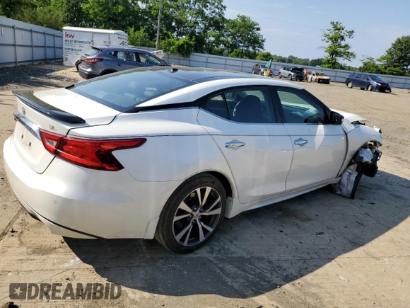 2017 Nissan Maxima SL with VIN 1N4AA6AP1HC376982, listed as a Copart auction lot 62592025 with 62,123 mi miles and Salvage title. Bid and sale history available at DreamBid. Image 3.