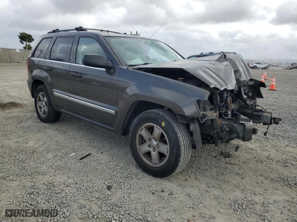 2006 Jeep Grand Cherokee Limited with VIN 1J4HS58256C309545, listed as a Copart auction lot 51093705 with 91,195 mi miles and Salvage Title. Bid and sale history available at carsss.com. Image 4.